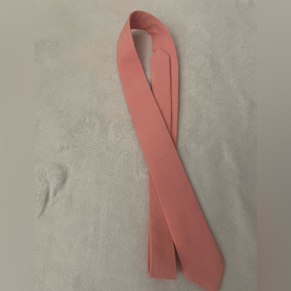 Coral Pink Necktie